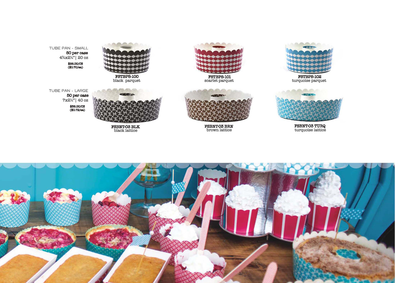 Free Standing Baking Cups